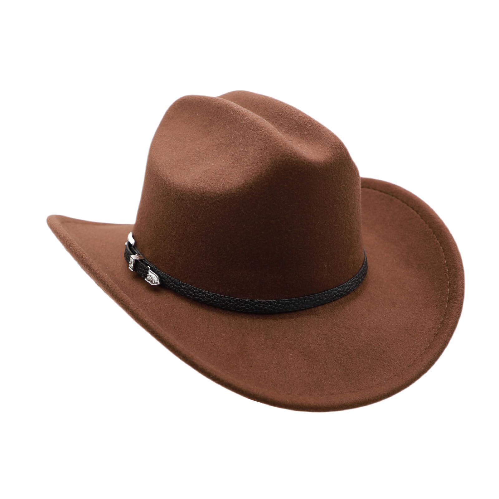 Chapeau de Cowboy Classique Chapeau Western Femme Cowboy Hat Homme