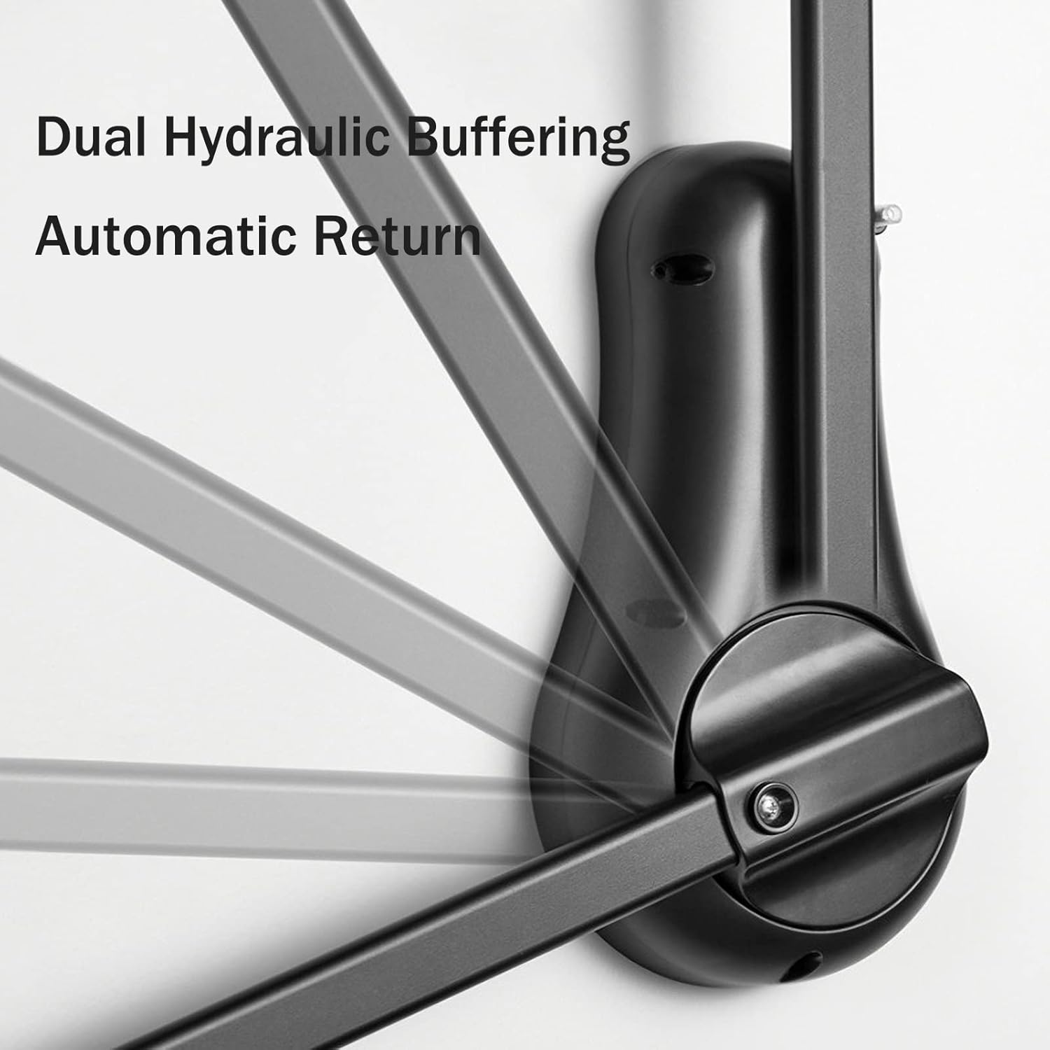 Pull Down Closet Rod, Heavy Duty Closet Pull Down Rods Hanger for Hanging Clothes Wardrobe Lift Rail Aluminum Alloy Damping Buffer Organizer Storage System, Capacity 55lbs ( Color : Black , Size : 33.