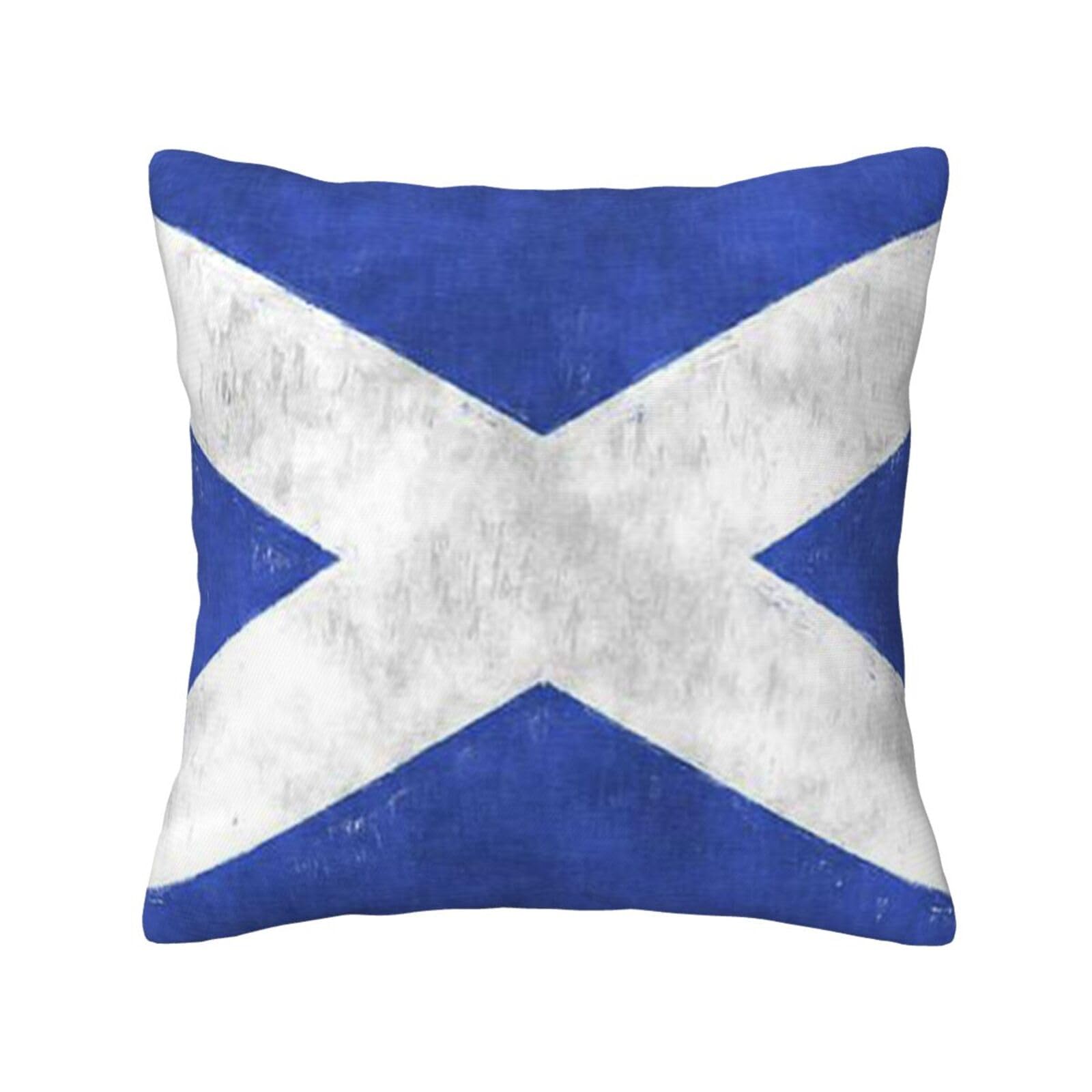 FFSHKOWE Scottish Decorative Throw Pillow Cover Double-Sided Printed Cushion Cover for Sofa Couch Bed Chair 40 x 40cm