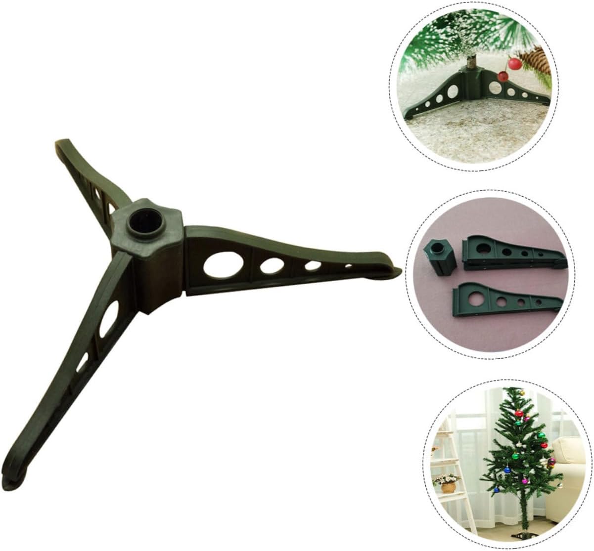 2pcs Christmas Tree Stand Bracket Sturdy Base for Artificial Trees Easy to Assemble Stylish Design for Holiday Decor