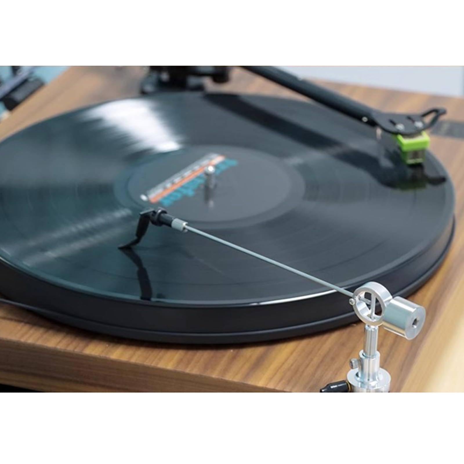 Braccio di Pulizia della Macchina per Record in Vinile, Pennello da Record Antistatico, con Filo di Terra, Universale: rimuove Polvere e elettricità statica, impedisce Il Salto dell'ago