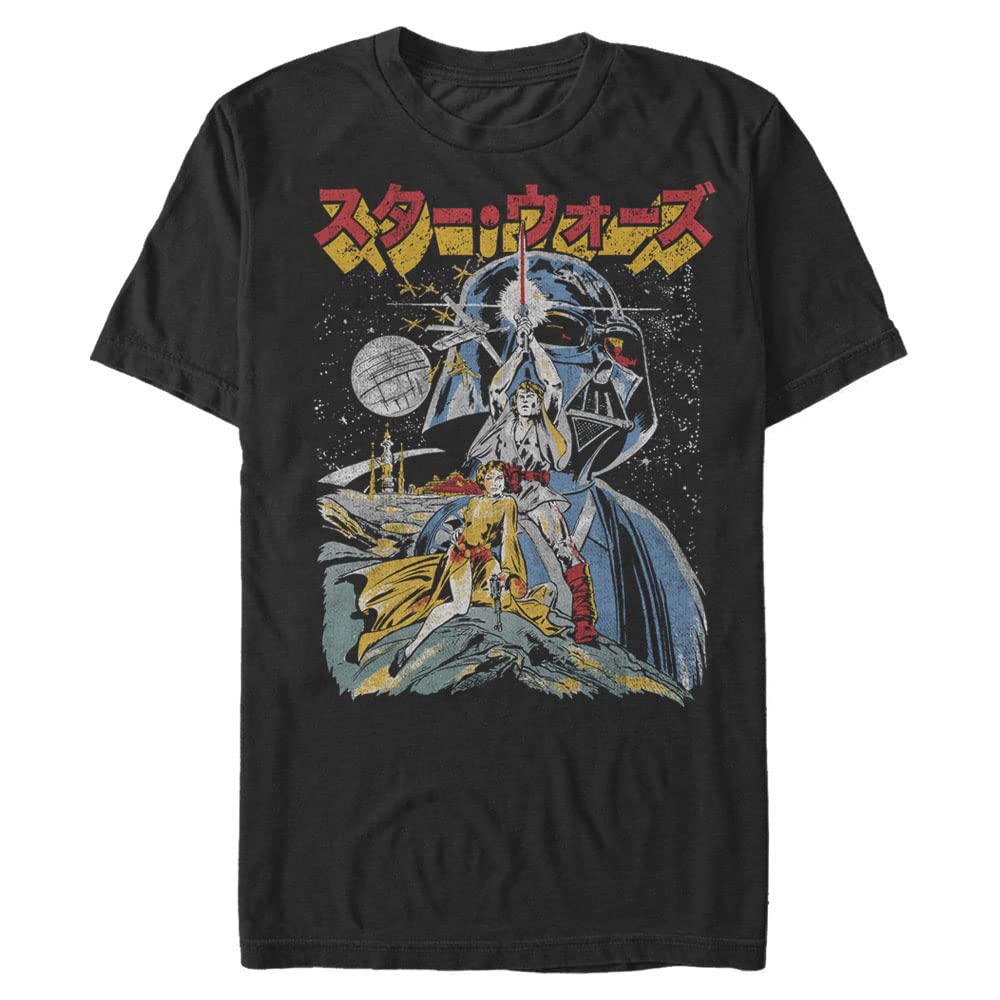 Star Warsmens Kanji Poster T-Shirt