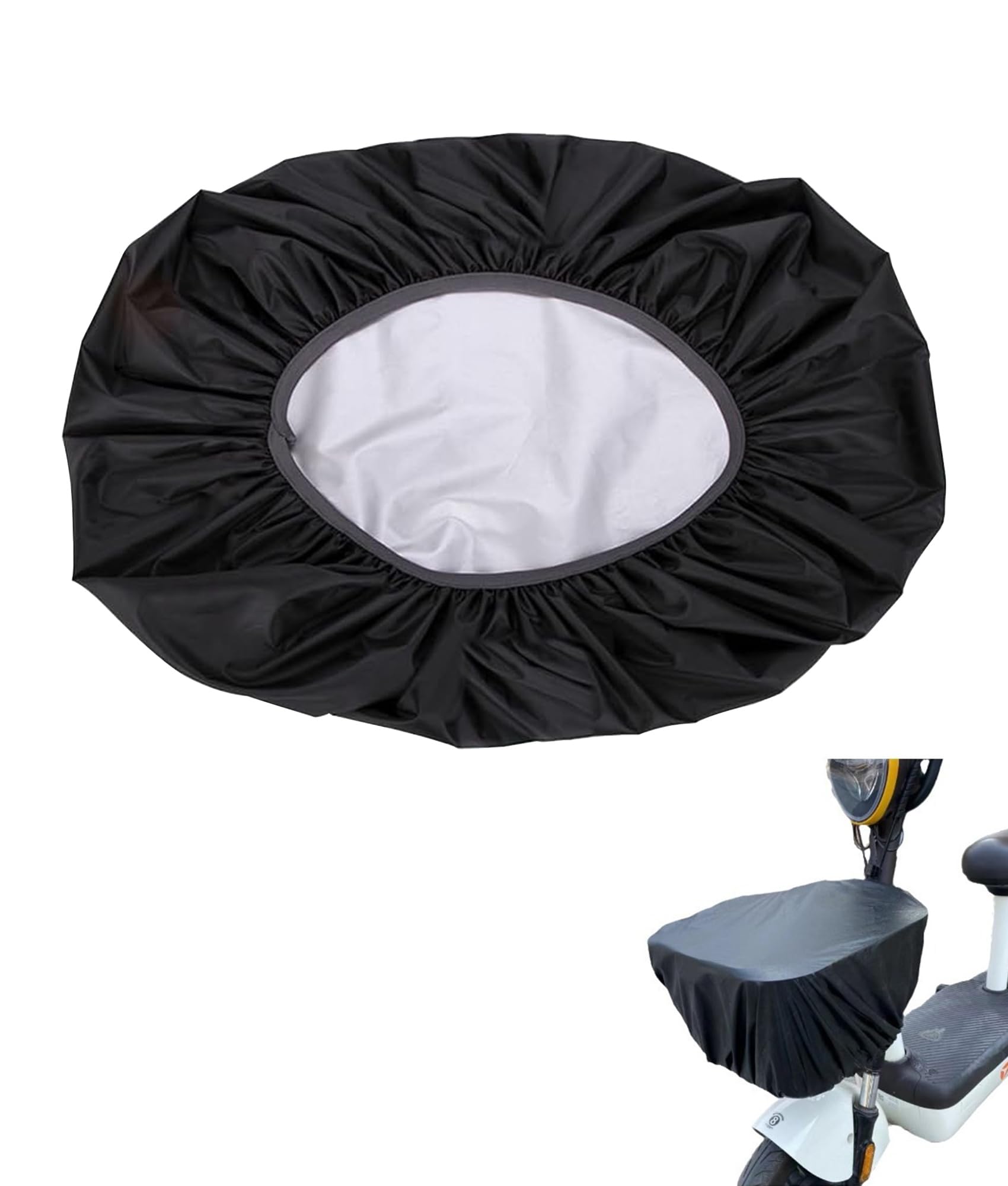 自転車カゴカバー 自転車 かご 自転車うしろカゴカバー 防水 自転車カゴレインカバー 折りたたみ自転車 大容量取り付け簡単 遮光 荷物落ちない 汎用型 【ブラック 73x65cm】