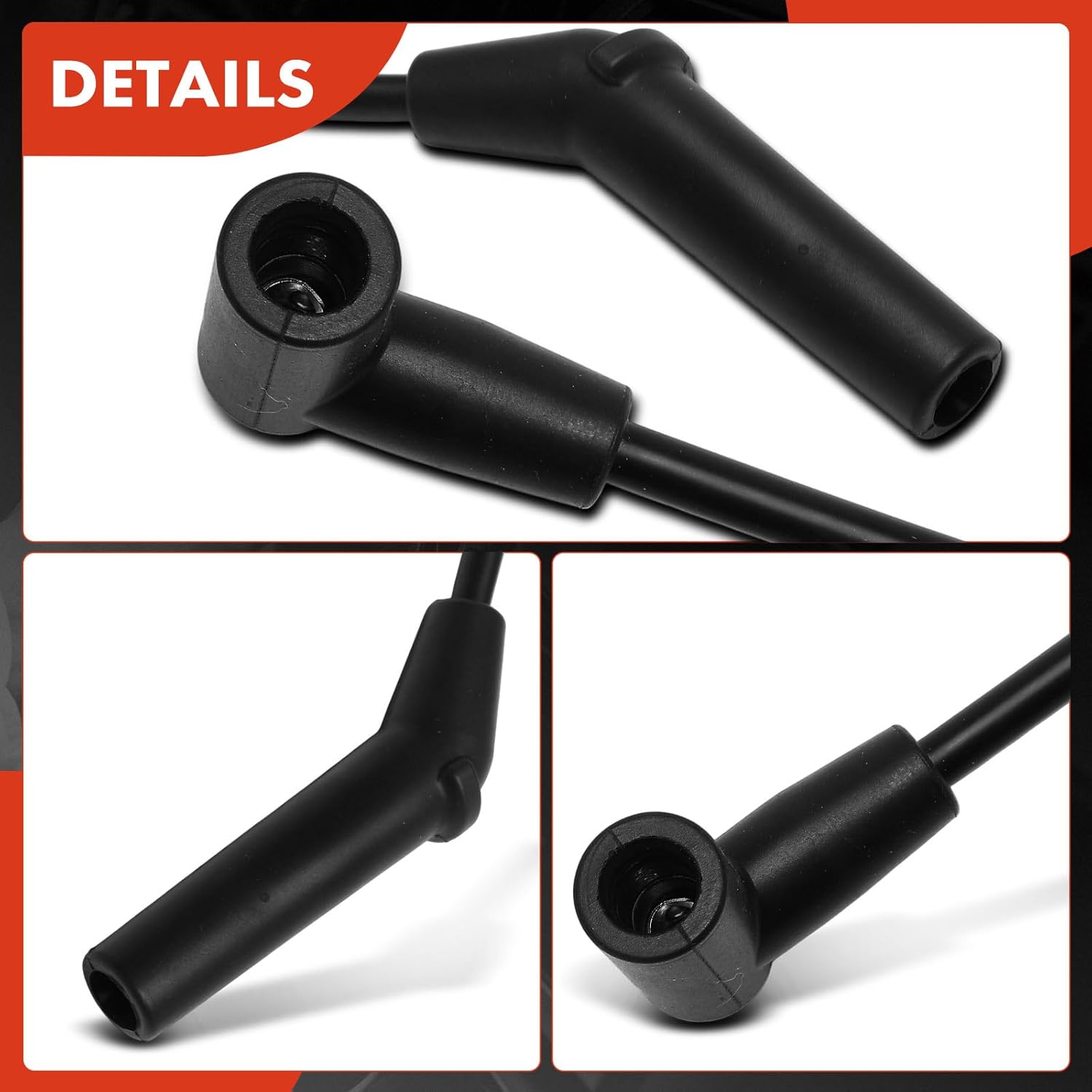 A-Premium 6PCS Spark Plug Wires Compatible with Dodge Grand Caravan, Dynasty & Chrysler Town & Country, Dynasty, Grand Voyager, Imperial, New Yorker, Voyager & Plymouth Grand Voyager, 3.3L 3.8L