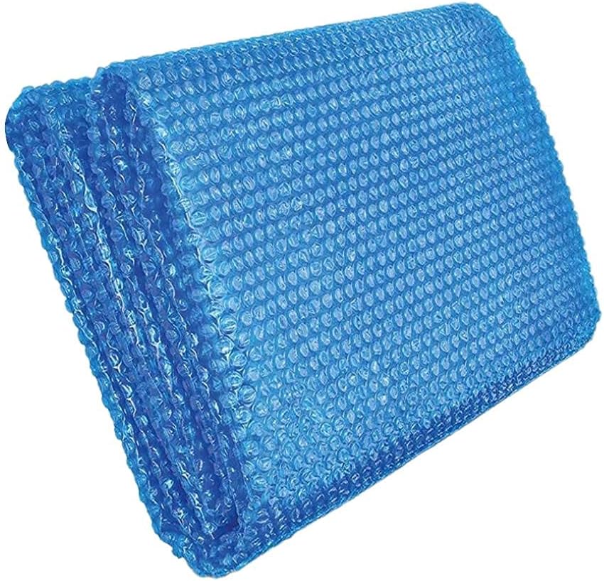 Pool Cover, Solar Pool Cover for Round Rectangle Swimming Pool, In Ground and Ground Pool Solar Cover, Pool Hot Tub Solar Blanket, Blue (Rectangular 300x200cm)