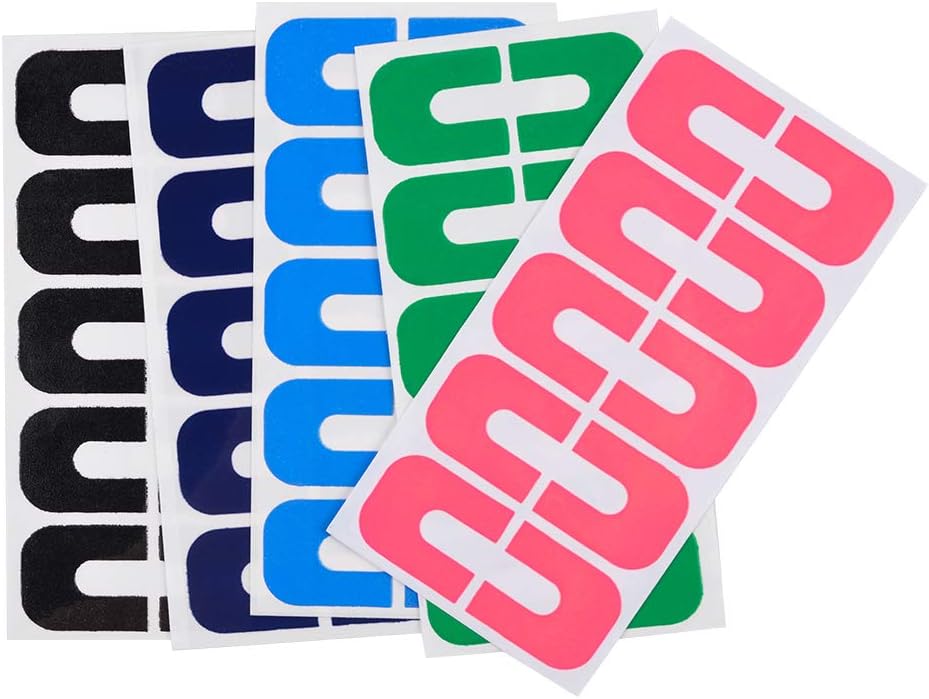 Nail Protector Nail Art Plastic Peel Off Sticker U-Shape Tape Polish Guards Cuticle Protectors Disposable 10 Sheets 100pcs