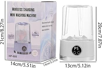 Portable Washing Machine Digital Display Laundry Underwear Cleaning Tools