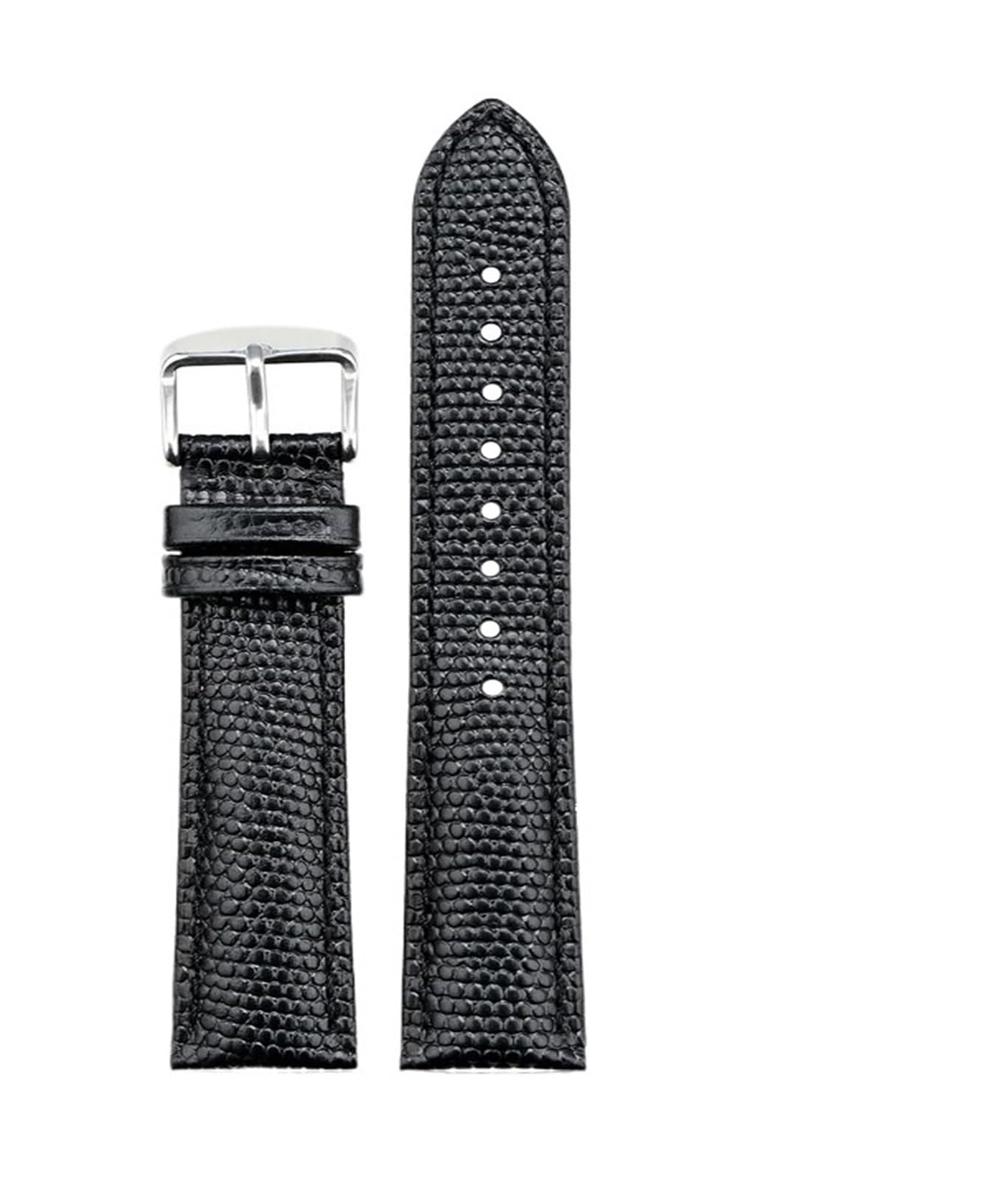 Genérico NASUNJIA Correa De Reloj Cuero Con Textura Lagarto, Correa Hebilla For Mujer, 12/14/15/16/18/19/20/21/22 Mm