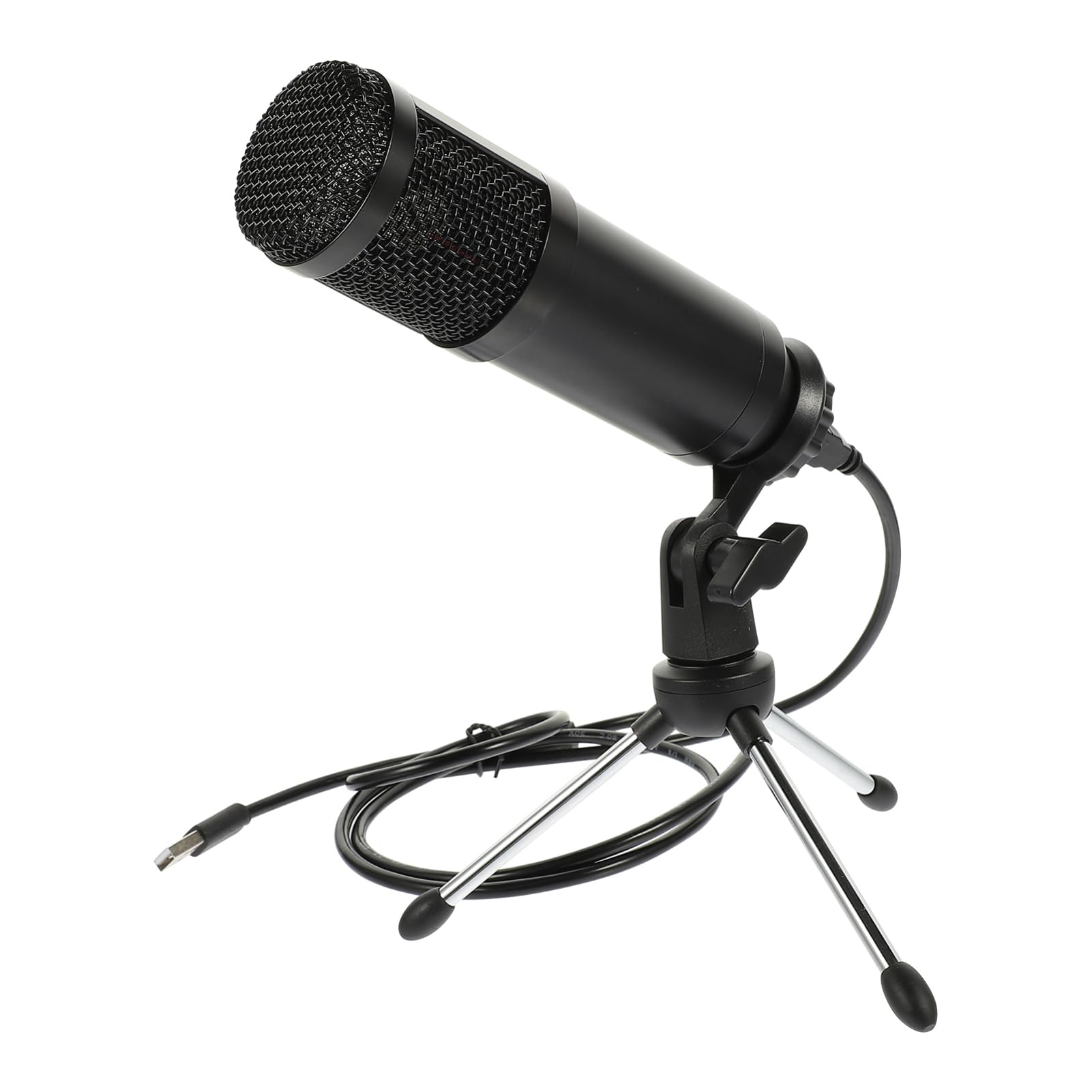 VICASKY 1set USB Condenser Microphone Kit with Tripod Stand Low Noise Recording for Streaming Gaming and Conferences Versatile Play Design for Laptop Use