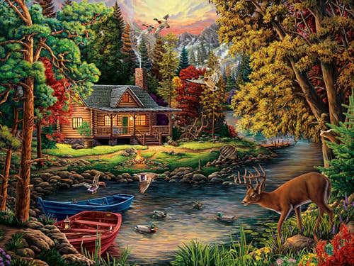Ceaco - Enchanted Forest Lake - 500 Piece Jigsaw Puzzle by CEACO - Image 2
