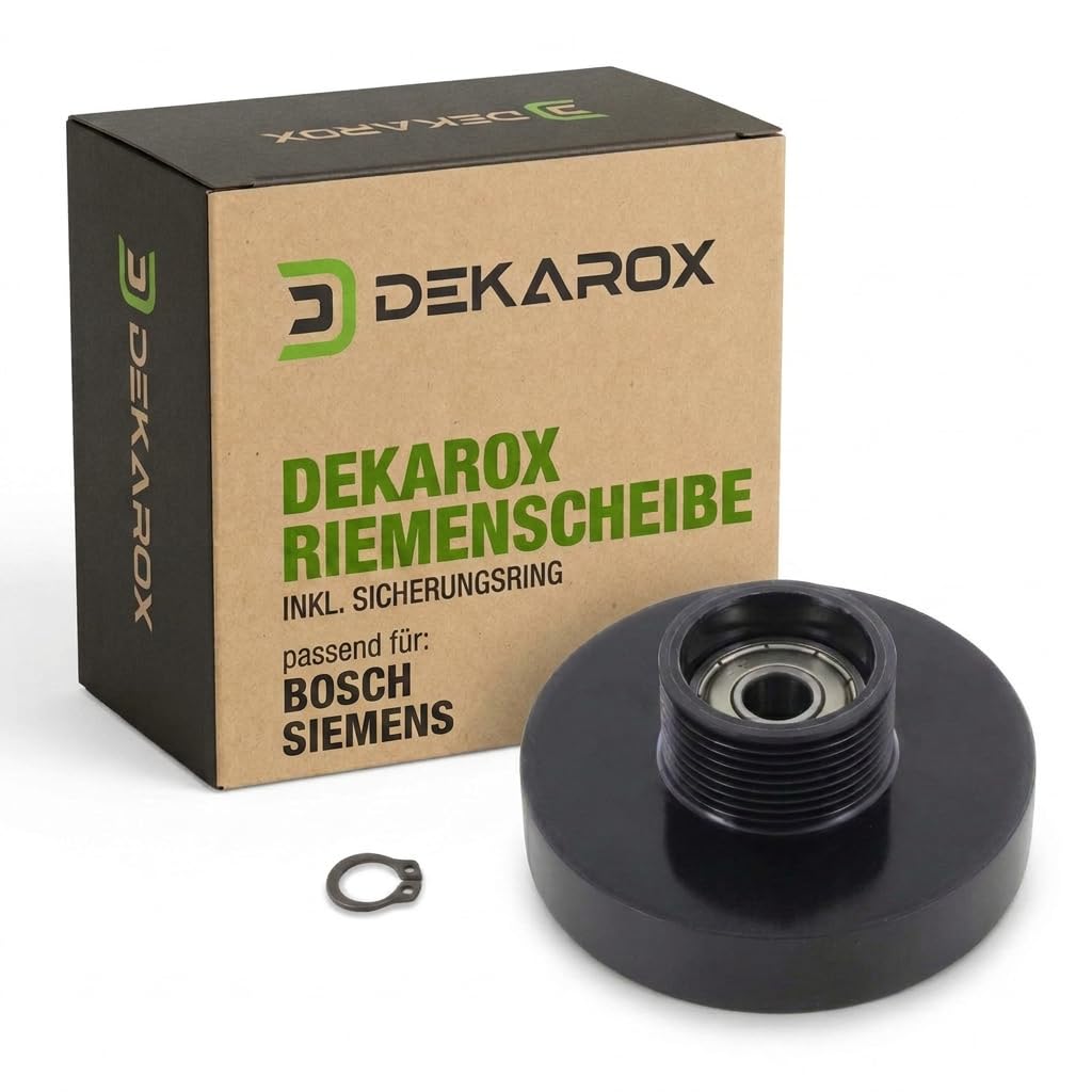 Spannrolle 00600436 für Bosch Siemens Trockner – Laufrolle für Ascenta, Avantixx, Classixx, Exxcel, SelfCleaning Zweibandmotor
