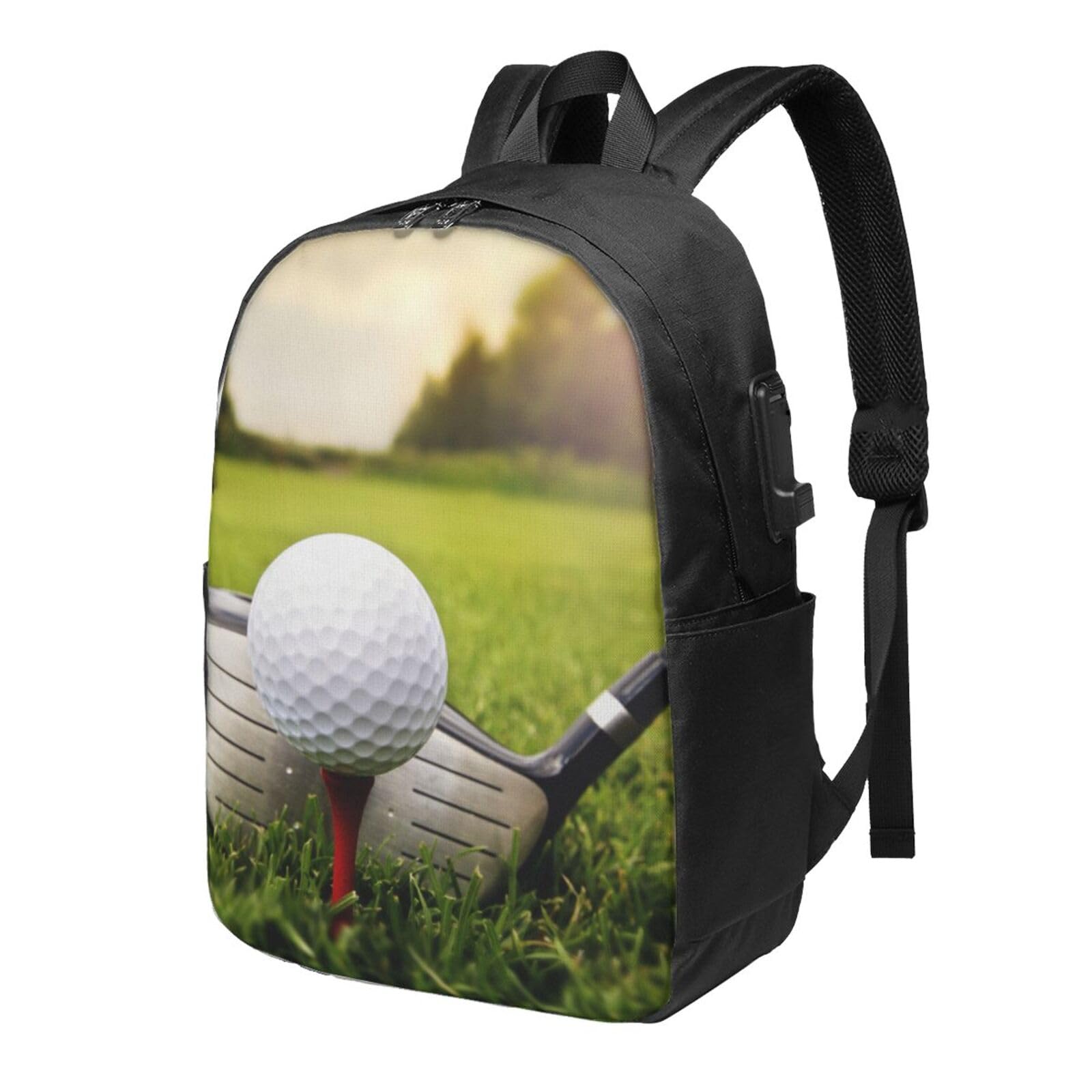 Zaino per computer portatile stampato galassia, Palla da golf