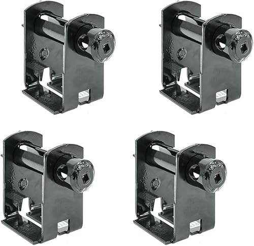 Miniatura 1 de Mytee Products Cabrestante de remolque - Estilo doble L - Torque Drive (se adapta a pistas LL estándar), 6670 libras WLL (paquete de 4)