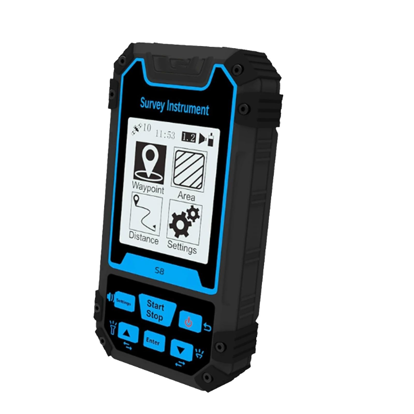 Outil GPS de surveillance terrestre, localisateur portable avec navigation, alerte de déviation, affichage de la vitesse et enregistrement de piste pour les voyages en plein air et les enquêtes sur le