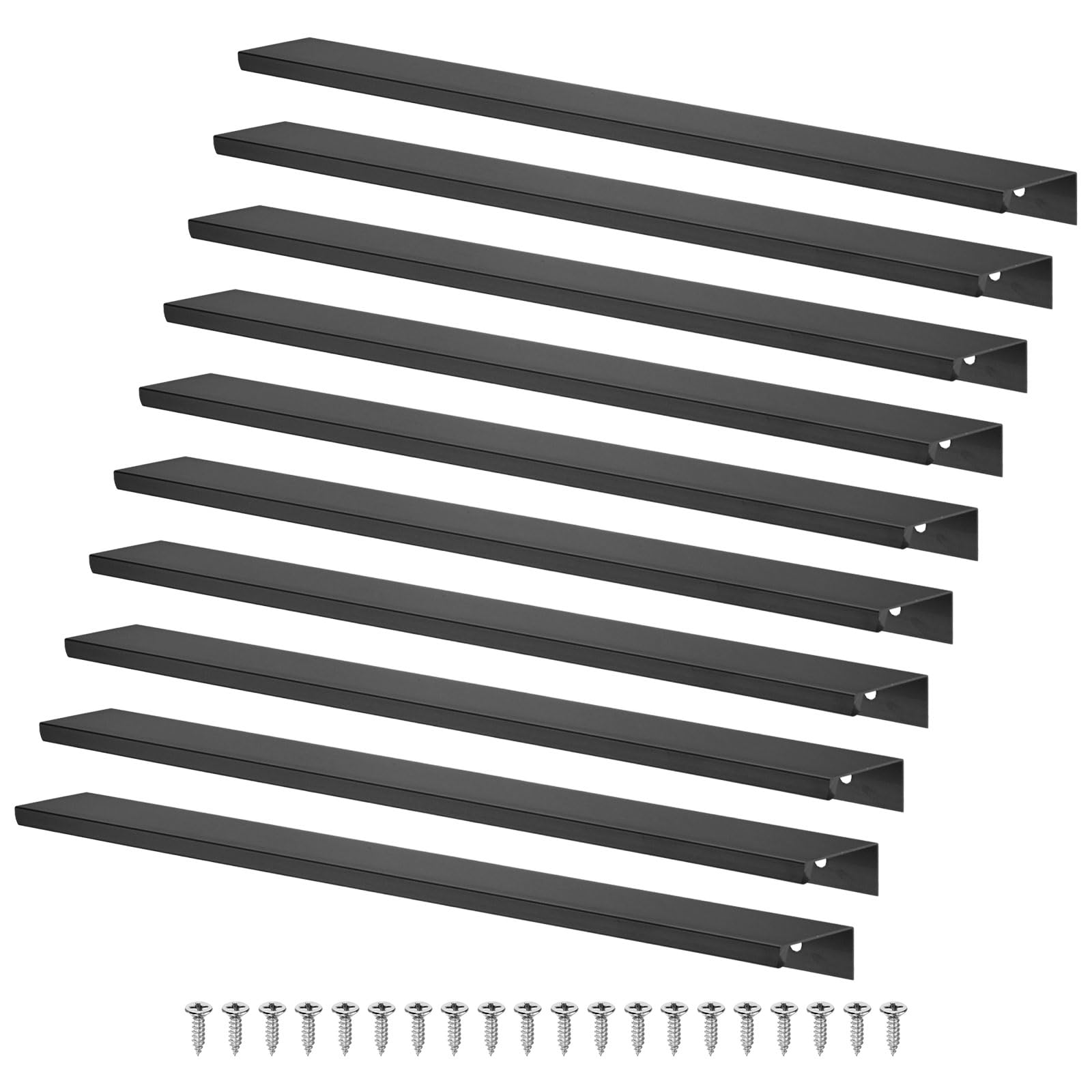 M METERXITY 10-Pack Cabinets Drawers Edge Pulls