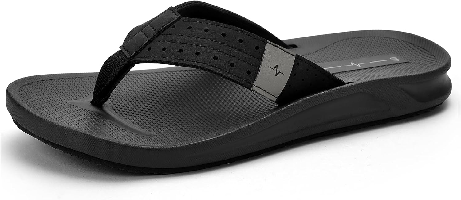 Men's Ultra Soft Cushion Flip Flops - Arch Support