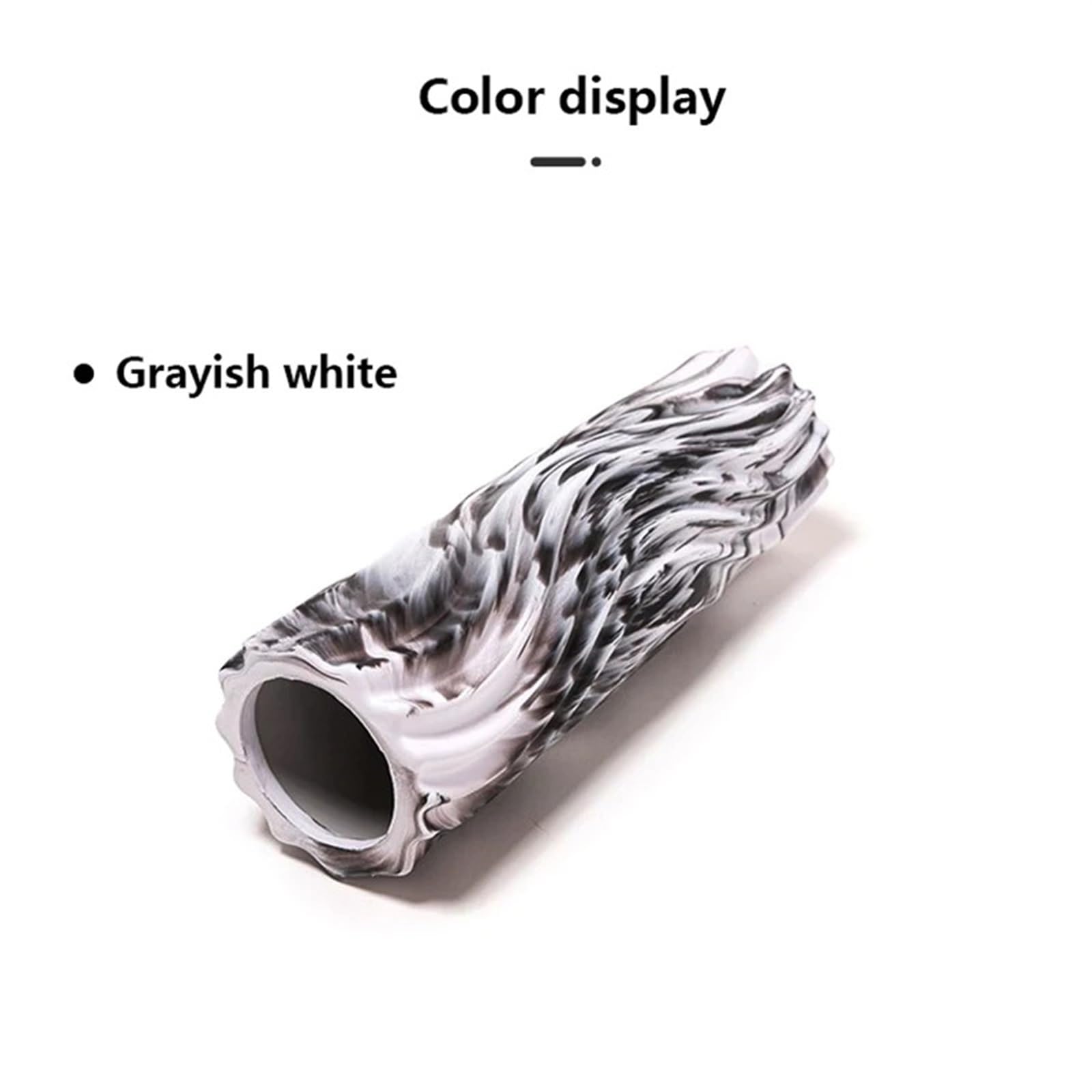 foam roller Rodillo De Espuma For Yoga, Eje, Relajante Muscular For Fitness, Masaje Hueco, Columna para Espalda Piernas y Yoga(45cm purplewhite)