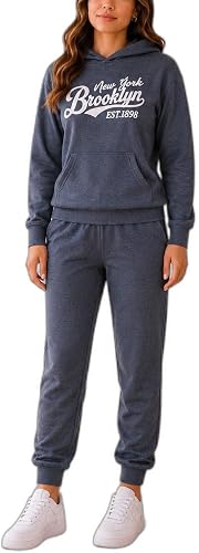 Womens Fleece Hoody Tracksuit Set -Brooklyn