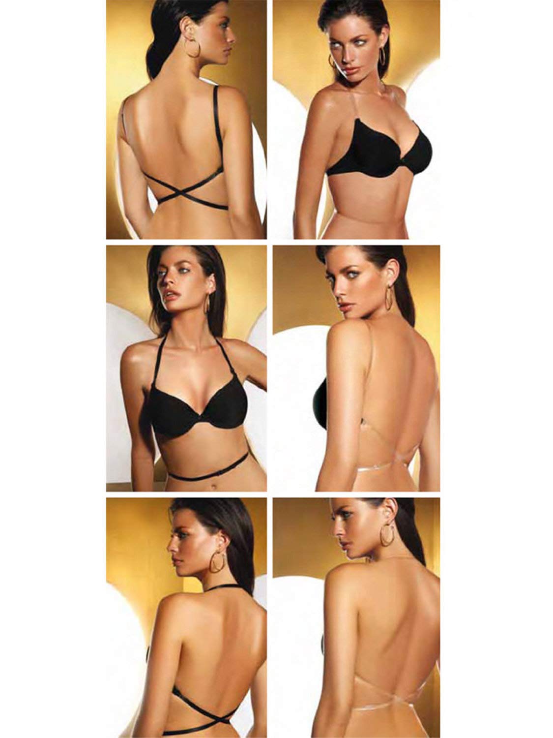 Selmark Xirena - Sujetador push-up multiposición Negro 75B