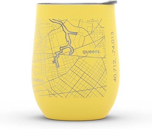 Vista 929 de Well Told Lexington Kentucky Map - Vaso de vino aislado con grabado de mapa de Kentucky, taza de acero inoxidable grabada (12 onzas, verde domingo)