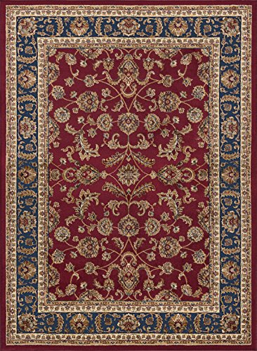 Sariya Transitional Oriental Red Rectangle Area Rug, 8' X 10' #TOP2