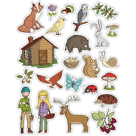 APLI Gommettes La forêt 11432 Cover