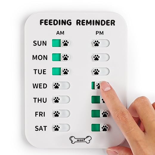 Magnetic Pet Feeding Reminder Sticker