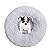 Cat Bed Round Donut Pet Bed with Anti-Slip Bottom Small Dog Bed Cat Bed Round Warm Soft Cozy Sofa Pet Mat 45CM(01) (45CM) (45CM, Gray light)