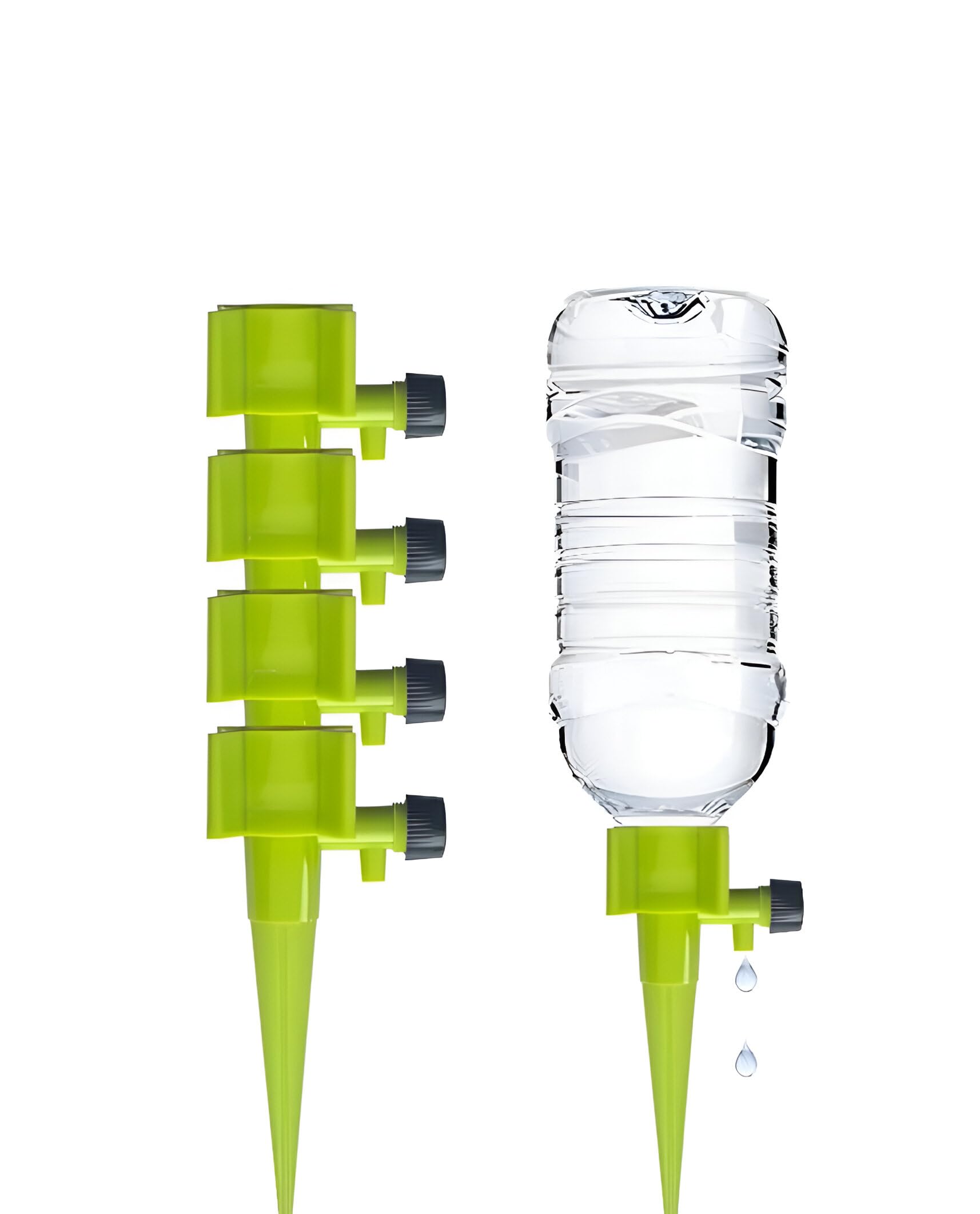 Plastic 6 Pcs Drip Irrigation Kit for Home Garden, Self-Watering Spikes for Plants, Automatic Plant Water Dropper With Slow Release Control Valve Switch Drip Irrigation System-image-21