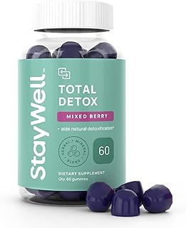 Total Detox, Heavy Metal Detox for Adults- Zeolite, Chlorella, Milk Thistle, Shilajit & Iodine, Toxin Cleanser, Pineal Decalcification, Fluoride Cleanse, Heavy Metal Cleanse, 60 Mixed Berry Gummies