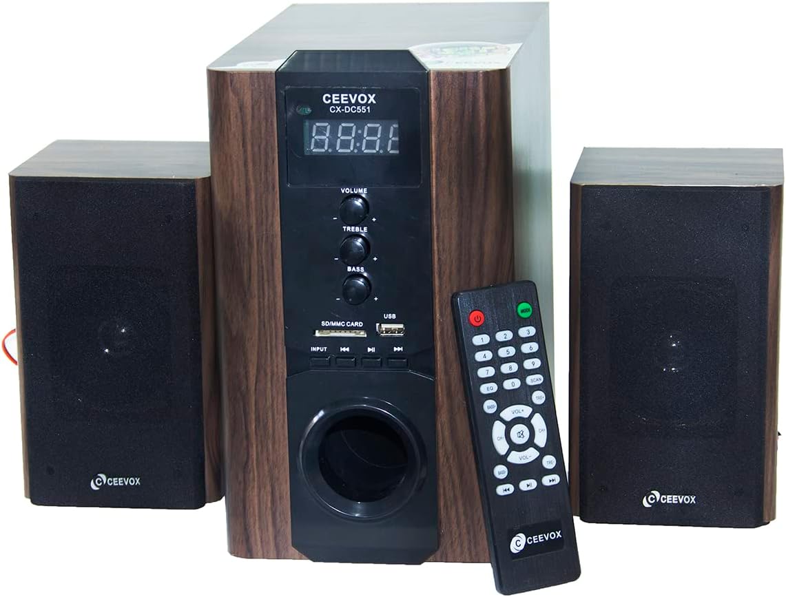CEEVOX Multimedia Speaker System 2.1 Channel Home Theater System, USB