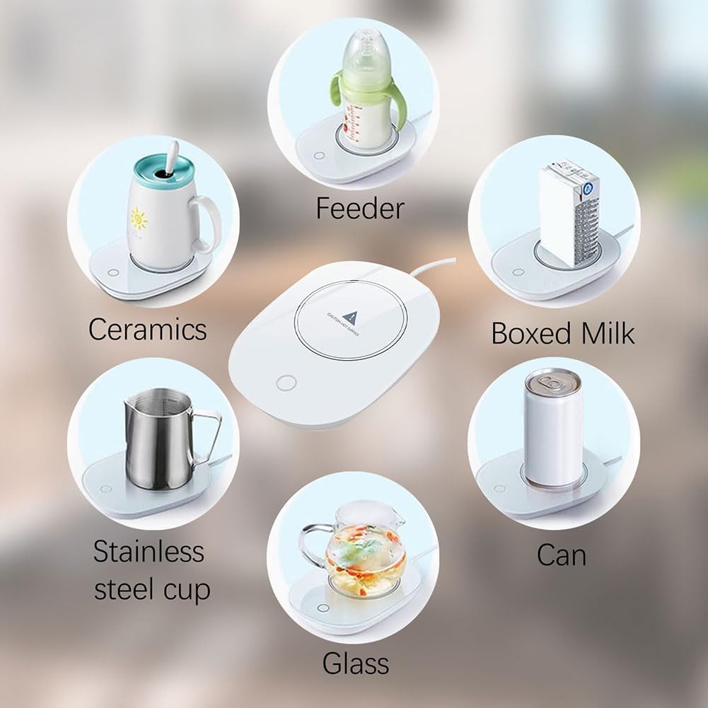 Scaldatazze,Scalda Bevande,Scalda Tazza,Scalda Tazza USB,Scaldatazze Caffè,per Caffè,Latte,Tè, Acqua,Regalo di Natale,Ldeale per la Stagione Invernale