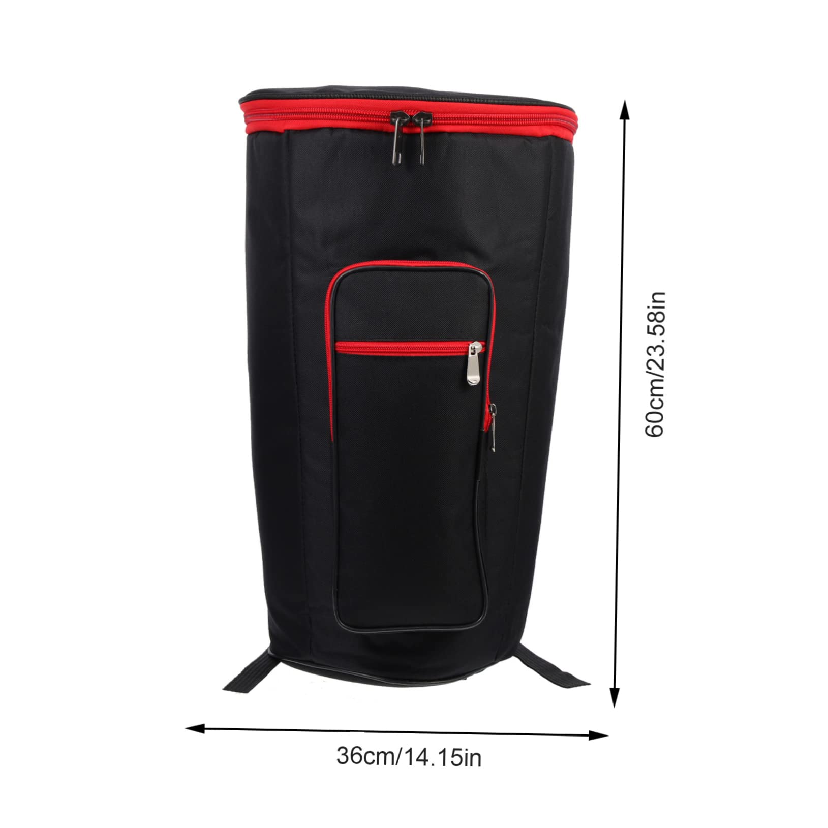 Toyvian Hand Drum Case Backpack 10 Inch Oxford Fabric Wide Straps for African Drum Storage Bag Music Instrument