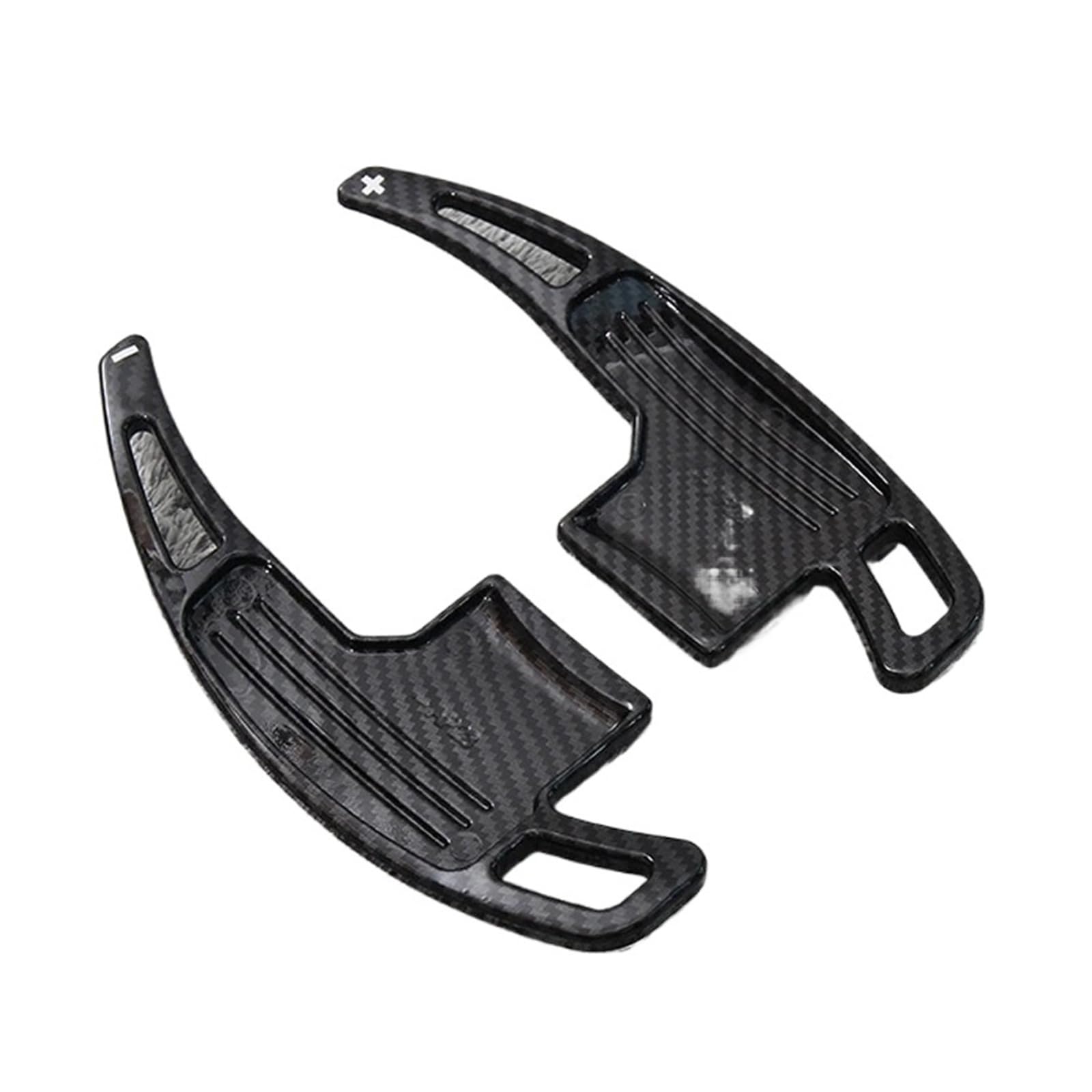 Zhangzhengyao Carbon Fiber Black Car Steering Wheel Shifter Paddle For Mustang 2015 2016 2017 2018 2019 Car Steering Wheel Shift Paddles Extension Shifters(Carbon Fiber Black)