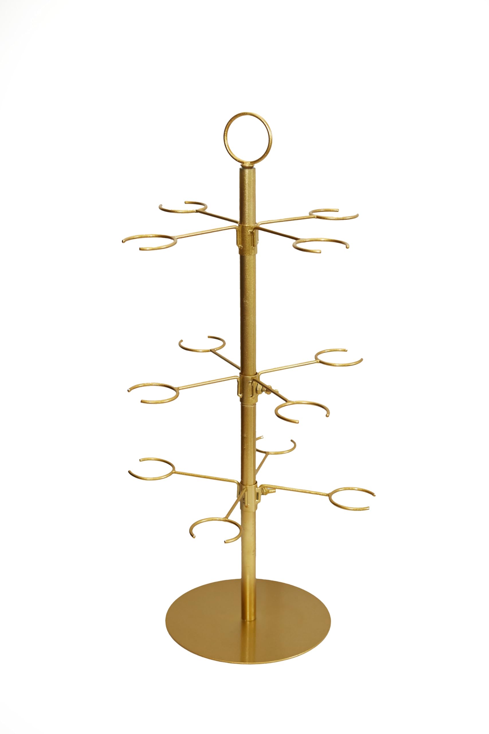 Cocktail Tree Stand - 12 Cup Drink Tower (Gold) -2