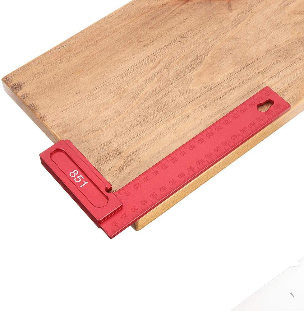 Aluminum Alloy 200mm Precision Woodworking Square Inch and Metric Machinist Square