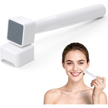 Dermastamp 0.5 mm Derma Stamp Microneedling with 100 Pins Microneedling Derma Stamp Micro Needling for Hair Beard Face Body