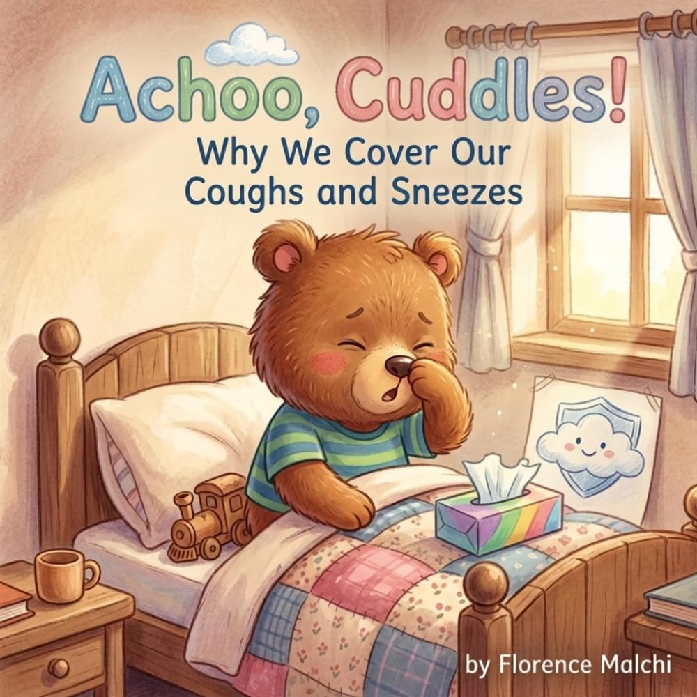 Achoo, Cuddles!: Why We Cover Our Coughs and Sneezes: A Picture Book About Germs, Hygiene, and Healthy Habits for Kids: 2 (Healthy Habits with Cuddles)