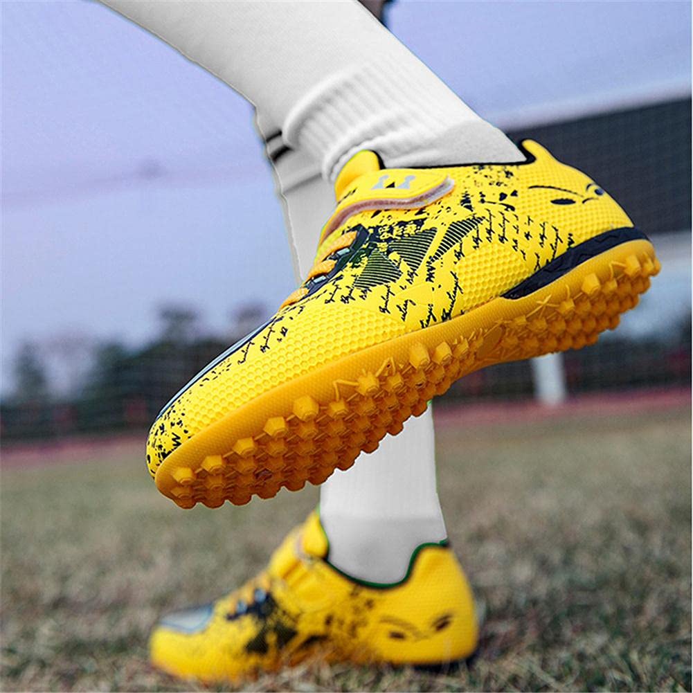 Chaussures de football pour enfant - Unisexe - Légères et antidérapantes - Chaussures de football pour gazon artificiel - Taille 28-39