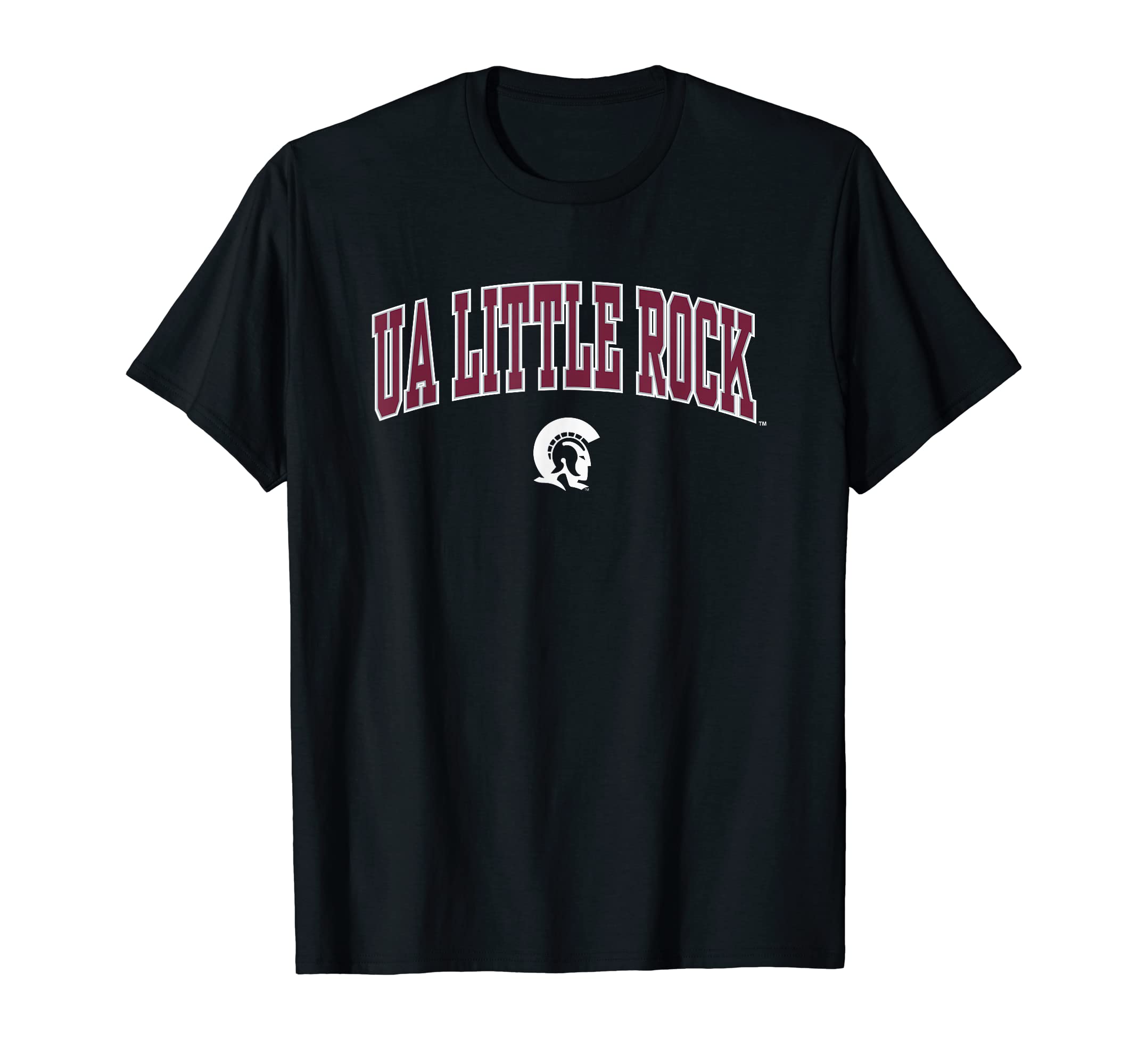 Elite Authentics Arkansas Little Rock Trojans Arch Over Black T-Shirt
