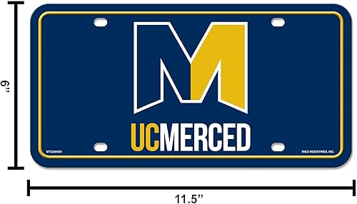 Miniatura 115 de NCAA etiqueta de metal para auto, negro