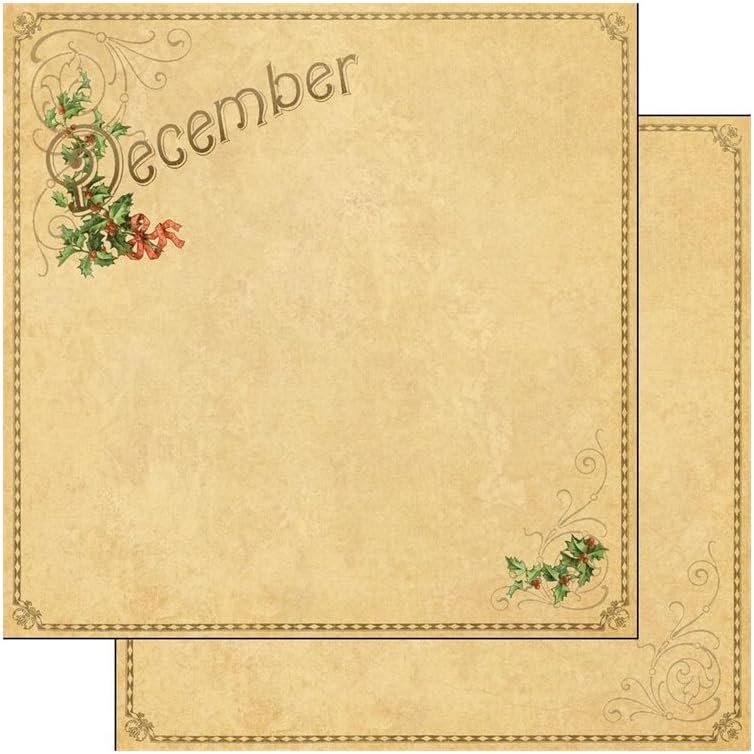 Place in Time Graphic 45 Paper 12x12 Foundation December