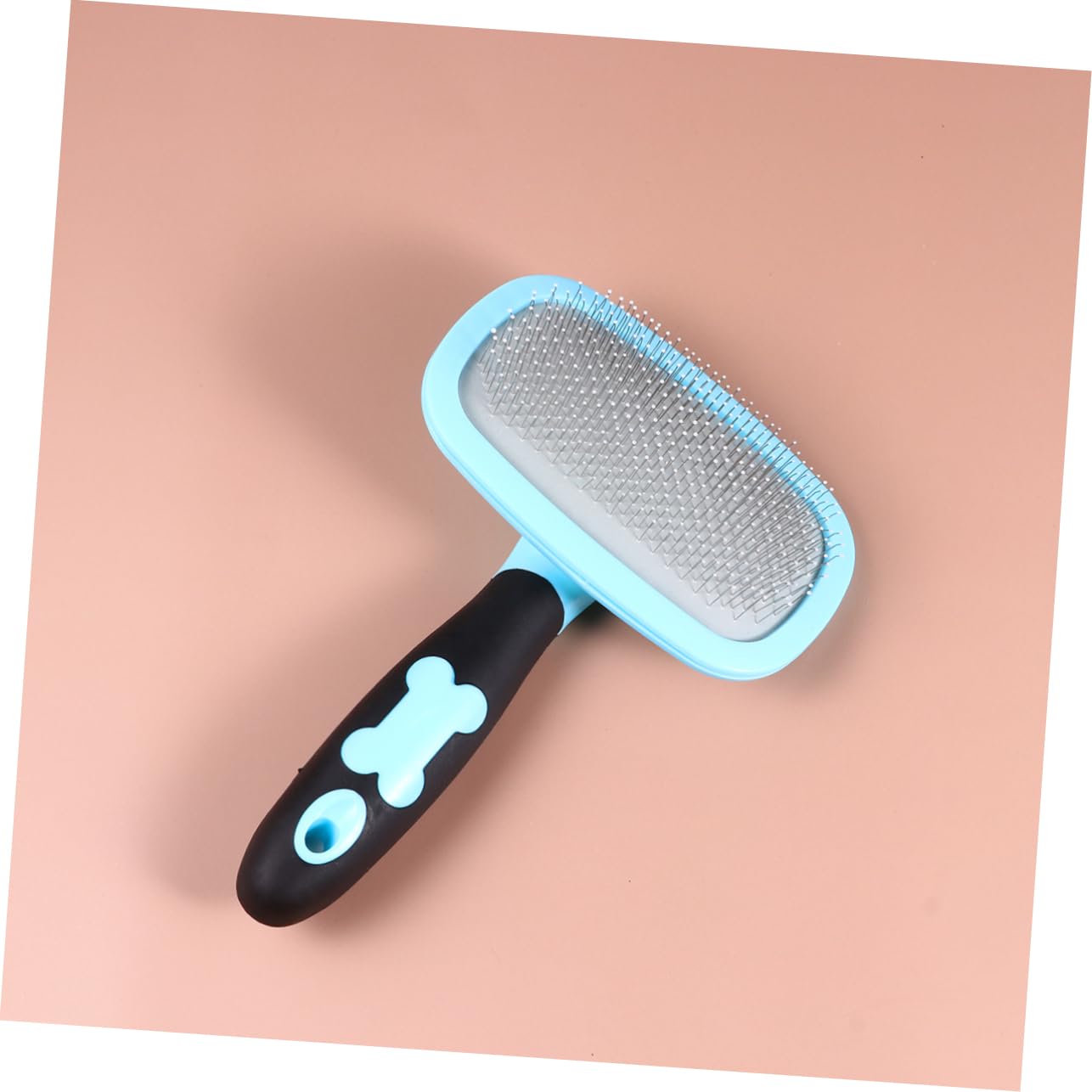 CIYODO Rotatable Pet Grooming Comb Large Blue Massager Tool for Dogs Cats for Cleaning Loose Hair Tangles Dirt Comfortable Grooming Experience