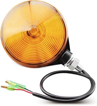 3C081-75870 Amber Hazard Lights Fit for Kubota B L M Series Tractors B2320 B2620 B2650 B2920 B3000 L4740 L4760 L5040 L5060 L5240 M5040 M7040 M8540 M9540 M9960 Replace 3C08175870