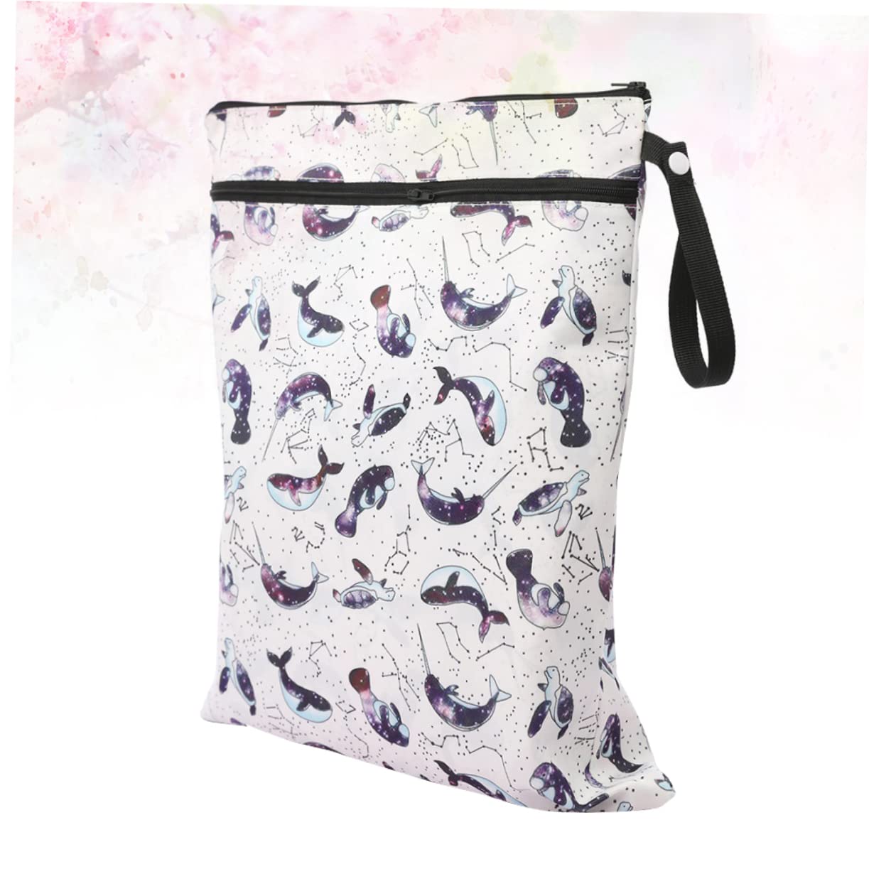 ibasenice 3piezas Bolsa De para Bebés Contenedor De Almacenamiento Reutilizable Pouch Multifuncional para Interior y Exterior Diseño De Dibujos Animados