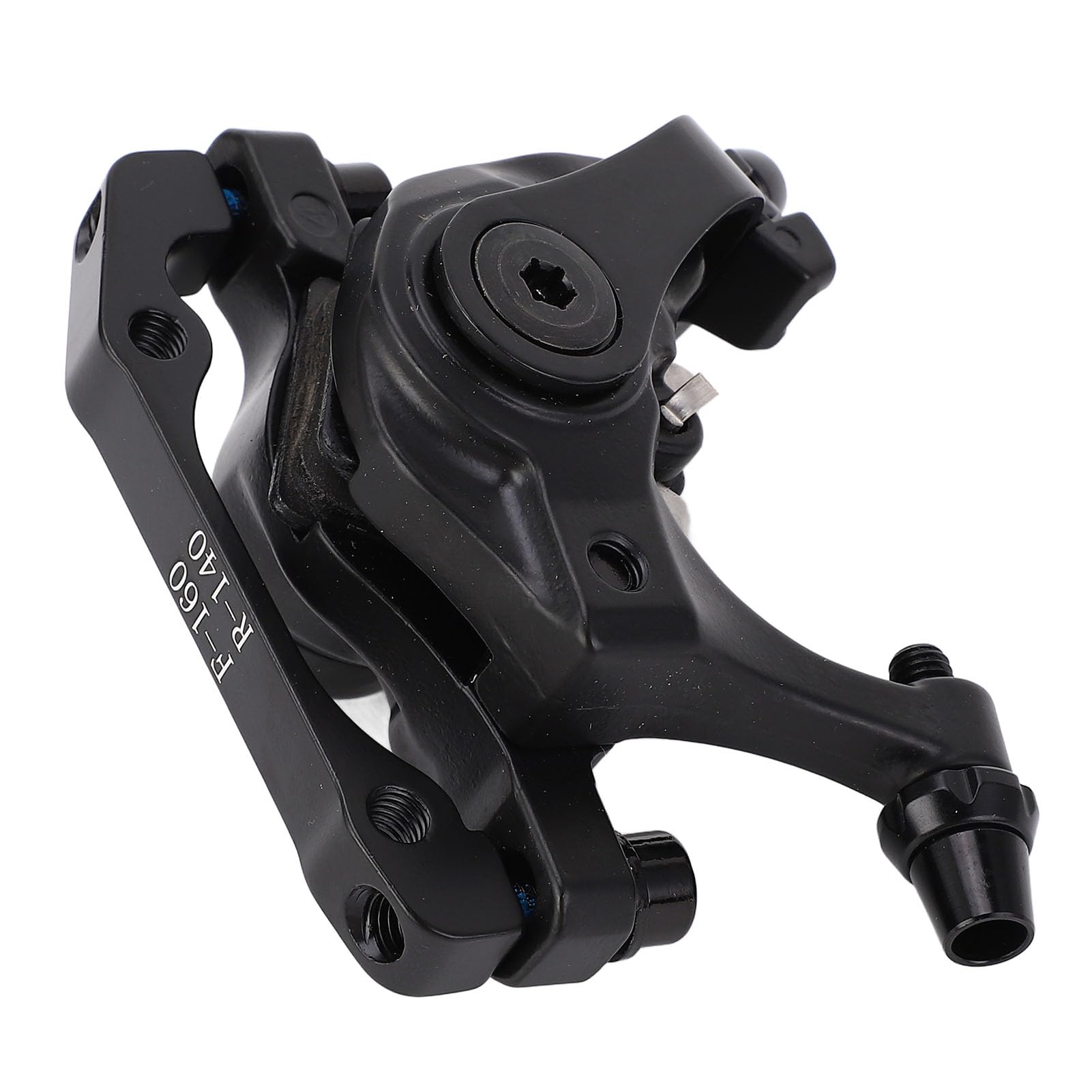 RiToEasysports Set Freno a Disco per Bicicletta Bilaterale, Accessori per Pinza Freno a Disco per Bici Anteriore a Due Pistoni in Lega di Alluminio Meccanico Senza Regolatore del Cuscinetto per
