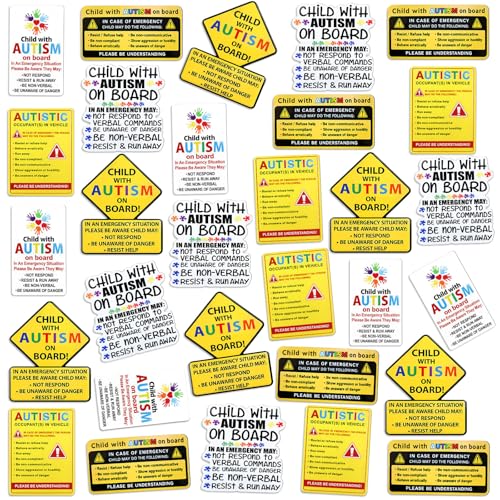 Set de 30 imanes decorativos para autism