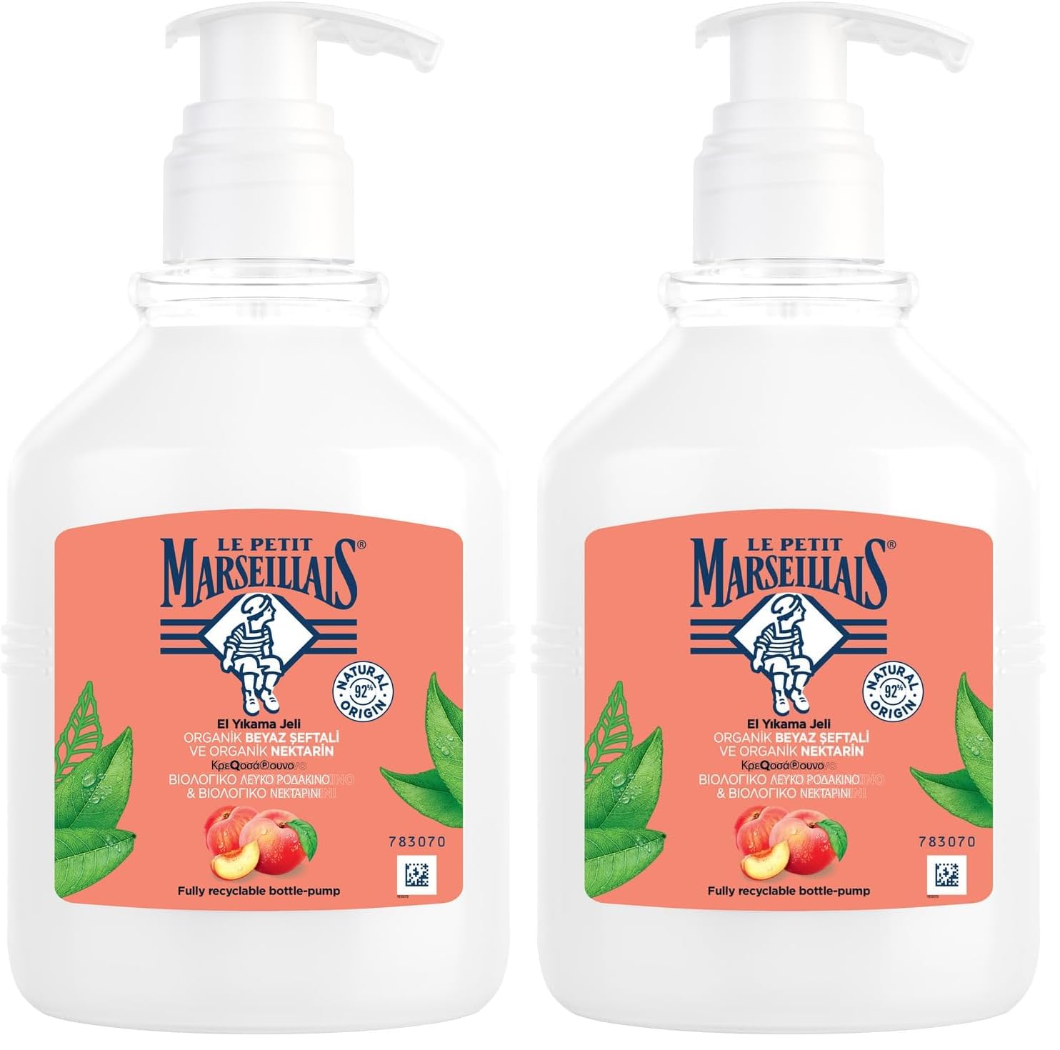 LPM Şeftali Sıvı Sabun 500 ml (2 paketi)