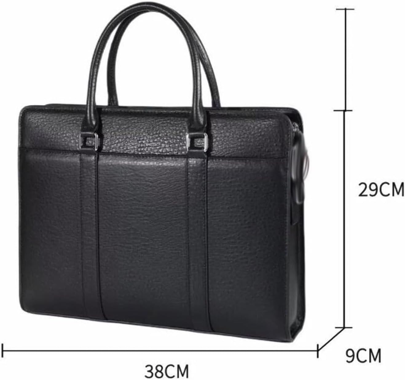 Leather Laptop Bag For Men Briefcase Computer Handbags Shoulder Crossbody Business 38 * 29 * 9cm laptop bag