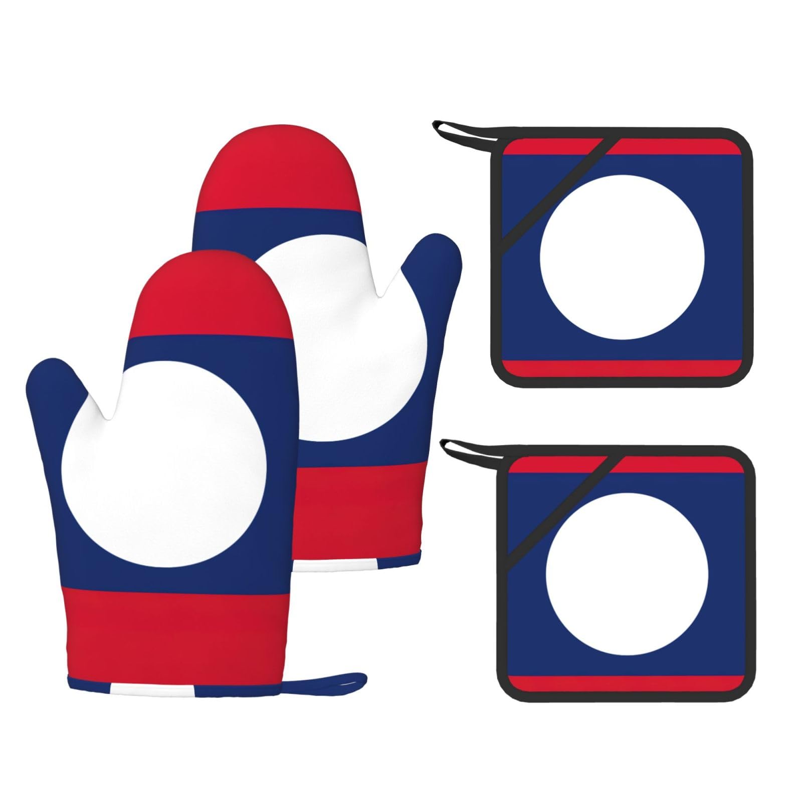 Gants de cuisine en silicone Laos pour vos soirées barbecue et plats au four